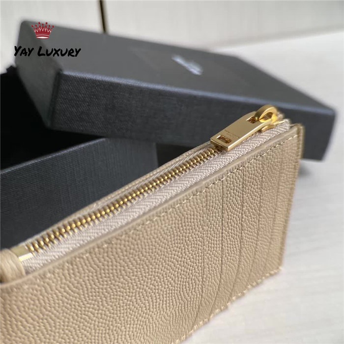 ysl card holder caviar wallet gold hardware