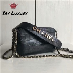 Chanel gabrielle bag calfskin leather handbag for lady