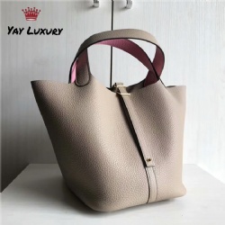 Hermes Picotin 22cm Full Handmade Togo Leather from France